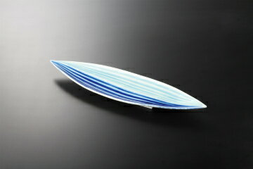 和食器 涼流 長葉皿 37K043-21 まごころ第37集 【キャンセル/返品不可】【ECJ】