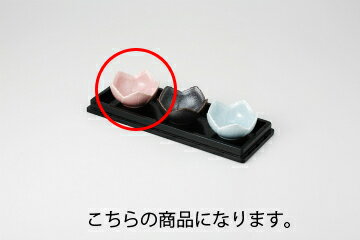 【38K180-02】桃釉 木の葉珍味まごころ...の紹介画像2