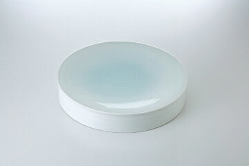 和食器 青白瓷 尺水面皿 37K245-04 まごころ第37集 【キャンセル/返品不可】【ECJ】