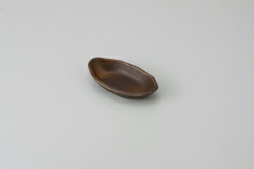 Oval Dishes - 【38K263-23】黒結晶 楕円豆皿まごころ第38集【キャンセル/返品不可】【ECJ】