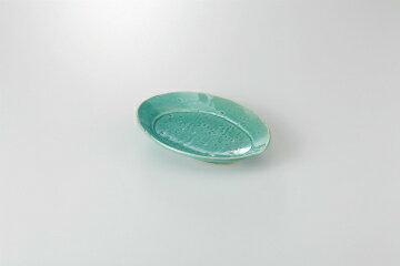 Oval Dishes - 【38K239-09】トルコ貫入 楕円リム取皿まごころ第38集【キャンセル/返品不可】【ECJ】