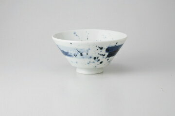 【まとめ買い10個セット品】和食器 呉須荒刷毛 深口めん丼 37K349-15 まごころ第37集 【キャンセル/返品不可】【ECJ】