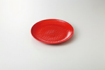 【まとめ買い10個セット品】和食器 鎌倉彫レッド 8.0皿 37K378-22 まごころ第37集 【キャンセル/返品不可】【ECJ】