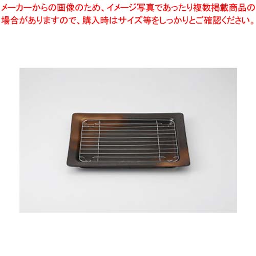 【まとめ買い10個セット品】和食器 南蛮吹 長角皿(大) 37M453-27 まごころ第37集 【キャンセル/返品不可】【ECJ】