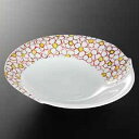 【まとめ買い10個セット品】和食器 風紋舞桜 丸浅鉢(大) 37K077-18 まごころ第37集【ECJ】