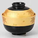 和食器 黒釉金彩春秋 菓子碗 37K282-03 まごころ第37集 【ECJ】