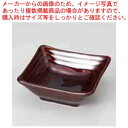 和食器 アメ釉段々 角小鉢 37Y135-21 まごころ第37集 【ECJ】