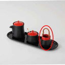 和食器 黒唐津赤ぼうし ようじ立 37K449-27 まごころ第37集 【キャンセル/返品不可】【ECJ】