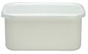 野田琺瑯 White Series レクタングル深型 LLシール蓋付 WRF-LL【ECJ】