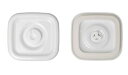 野田琺瑯 White Series 密閉蓋(単品) スクウェアS用 MFS-S【ECJ】