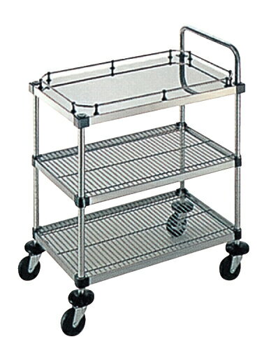 弁慶シェルフワゴン 3段 6-3-GB-2M-7【ECJ】