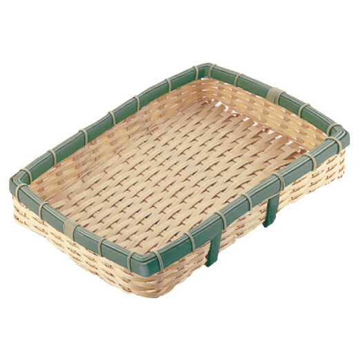 PPラタン 竹タイプ 角型 深ざる 60型OB-600-BB【ECJ】