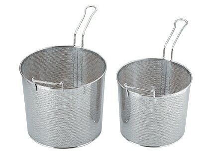 UK18-8パンチング ボイルバスケット(片手ハンドル) 18cm【ECJ】