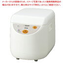 商品の仕様●サイズ:250×355×H275●電源:単相100V 50/60Hz●消費電力:モーター/142W(50Hz)・160W(60Hz) ヒーター/600W●もちつき可能量:0.9〜1.8L(5合〜1升)●重量:7.5kg●「蒸す」・「つく」・「こねる」・「つぶす」の1台4役!※商品画像はイメージです。複数掲載写真も、商品は単品販売です。予めご了承下さい。※商品の外観写真は、製造時期により、実物とは細部が異なる場合がございます。予めご了承下さい。※色違い、寸法違いなども商品画像には含まれている事がございますが、全て別売です。ご購入の際は、必ず商品名及び商品の仕様内容をご確認下さい。※原則弊社では、お客様都合（※色違い、寸法違い、イメージ違い等）での返品交換はお断りしております。ご注文の際は、予めご了承下さい。→単品での販売はこちら