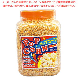 ボトル入り ポップコーン(大) 2800g 軽減税率対象品【ECJ】