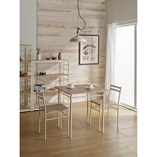 ダイニング3点セット ナチュラル DSV70NA 【ECJ】 [2]