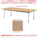 大型会議テーブル(角型) ミディアムオーク NOTK1890MAK 【ECJ】