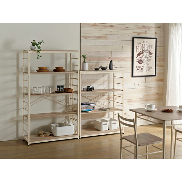 フリーラック5段 ブラウン VKR5BR 【ECJ】