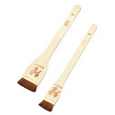 木曽駒印 タレハケ(馬・胴毛・茶色) 30mm【ECJ】