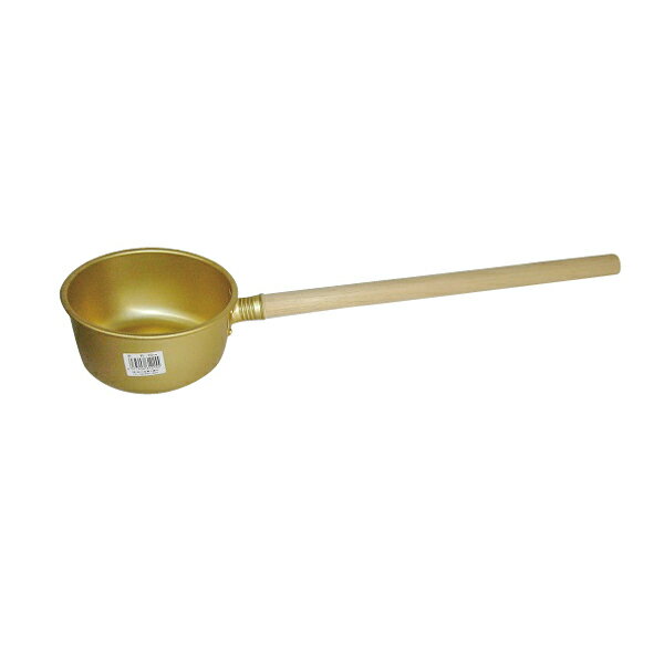 アルマイト 水杓子ゴールド 15cm こづち印【ECJ】