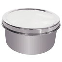 18-8 丸型調味料入バット(ツマミ無) 10cm 60010【ECJ】