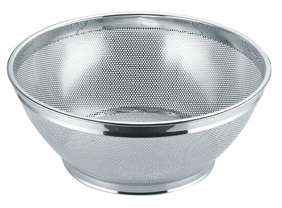 18-8 パンチング 浅型ザル 65cm φ2.2 9907065【ECJ】