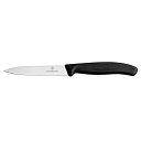 【まとめ買い10個セット品】ビクトリノックス ペティナイフ 10cm ブラック 6.7703E【ECJ】