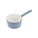 【まとめ買い10個セット品】パール金属 プチクック ホーローミルクパン15cm(ブルーグレー)【キッチン用品 調理器具 ミルクパン 15CM ホーロー 琺瑯 家...