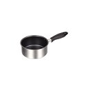 パール金属 コンパクト 2層鋼ふっ素加工片手鍋14cm【ECJ】
