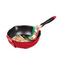 パール金属 セモリナ ふっ素加工IH対応深型パスタパン26cm【キッチン用品 フライパン 調理道具 IH対応 軽い 丈夫 コーティングフライパン】【ECJ】