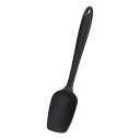 【まとめ買い10個セット品】TOUCH シリコーン料理スプーンクリーナー（大）(BLACK)【ECJ】