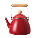 【まとめ買い10個セット品】クレヴィア ホーローケットル2.5L(レッド)【ECJ】