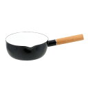 プレサージュ ホーロー行平鍋18cm(ブラック)【ECJ】