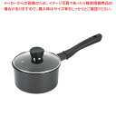 キャスティエ ダイヤモンドコートIH対応ガラス蓋付片手鍋16cm【ECJ】