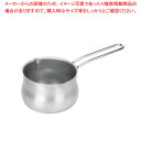 サティーナ ステンレス製つぼ型ミルクパン14cm(目盛付) 【ECJ】