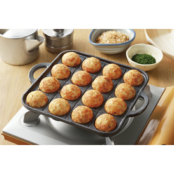 【まとめ買い10個セット品】スプラウト 鉄鋳物製たこ焼きプレート(16穴) 【ECJ】