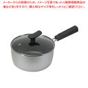 チーノ ふっ素加工IH対応ガラス蓋付片手鍋18cm 【ECJ】