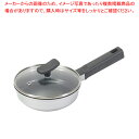 チーノ ふっ素加工ダイキャストガラス蓋付目玉焼14cm 【ECJ】
