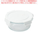 スリー・スマイル ガラス保存容器丸型370ml 【ECJ】(3)