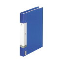 リヒトラブ リクエスト・クリヤーブック G3802-8 青 1冊【ファイル A4判 タテ型 縦 差し替え式 ポケット式 25ポケット 30穴 青 ブルー 事務用...