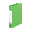 【まとめ買い10個セット品】 リヒトラブ リクエスト・D型リングファイル G2230-6 黄緑 1冊【ECJ】