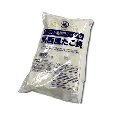 【まとめ買い12個セット品】蜜元 関西風たこ焼き専用粉 1kg×12袋【ECJ】