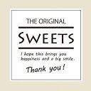 ギフトシール Sweets スクエアホワイト 1束【ECJ】
