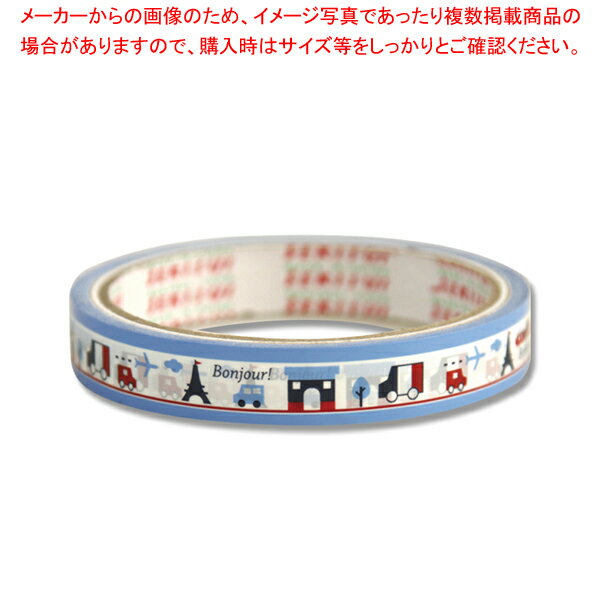 積水化学工業 柄セロテープ 15×25 パリ気分 1巻【ECJ】