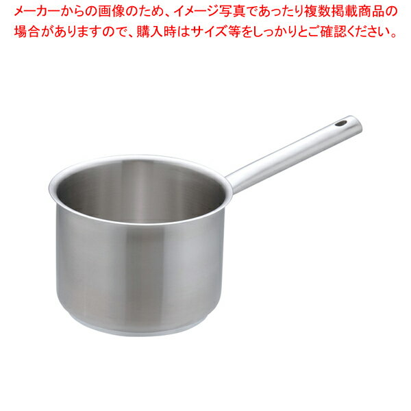【まとめ買い10個セット品】ムラノ インダクション18-8片手深型鍋 (蓋無)16cm【 片手鍋 人気の鍋 使いやすい鍋 ランキング 煮物鍋】【ECJ】