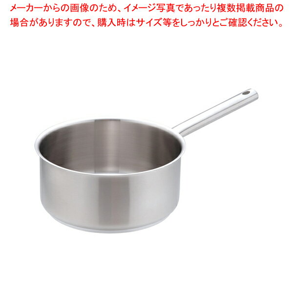 ムラノ インダクション18-8片手浅型鍋 (蓋無)24cm【片手鍋 人気の鍋 使いやすい鍋 ランキング 煮物鍋】【ECJ】