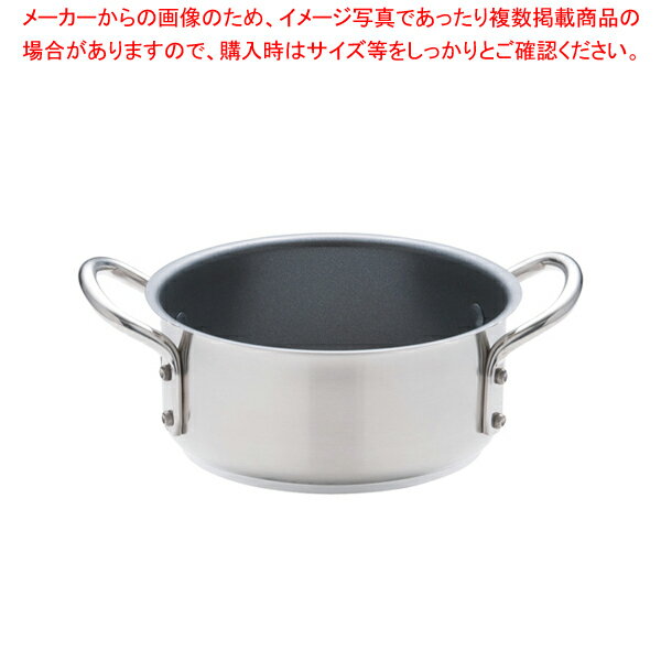 【まとめ買い10個セット品】ムラノ インダクション テフロンセレクト 外輪鍋(蓋無)18cm【 両手鍋 お鍋メーカーランキング 業務用鍋通販 おすすめ鍋ブランド人気鍋メーカー 両手鍋ランキング】【ECJ】