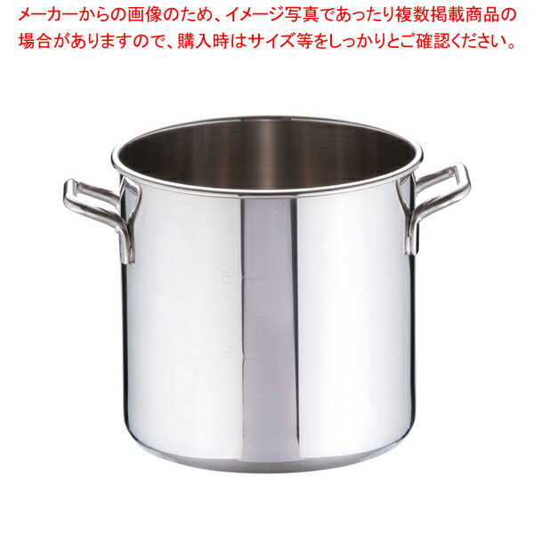 SAパワー・デンジ寸胴鍋 目盛付(蓋無) 21cm【寸胴鍋 ステンレス寸胴鍋 ステンレス製寸胴鍋モリブデン鋼 IH100V対応 IH200V対応 業務用寸胴鍋料理】【ECJ】
