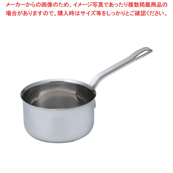 SAパワー・デンジ シチューパン(蓋無) 15cm【シチューパン 片手鍋 IH 100V対応 200V対応 業務用】【ECJ】
