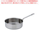 SAパワー・デンジ ソテーパン(蓋無) 24cm【ソテーパン 片手鍋 IH 100V対応 200V対応 業務用】【ECJ】